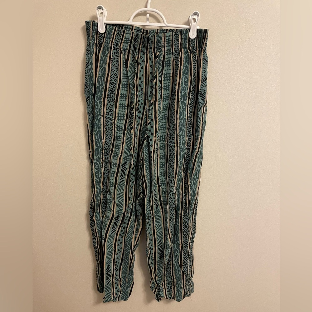 Jadyn T San Francisco - Tribal Print Drawstring Pants - Size M